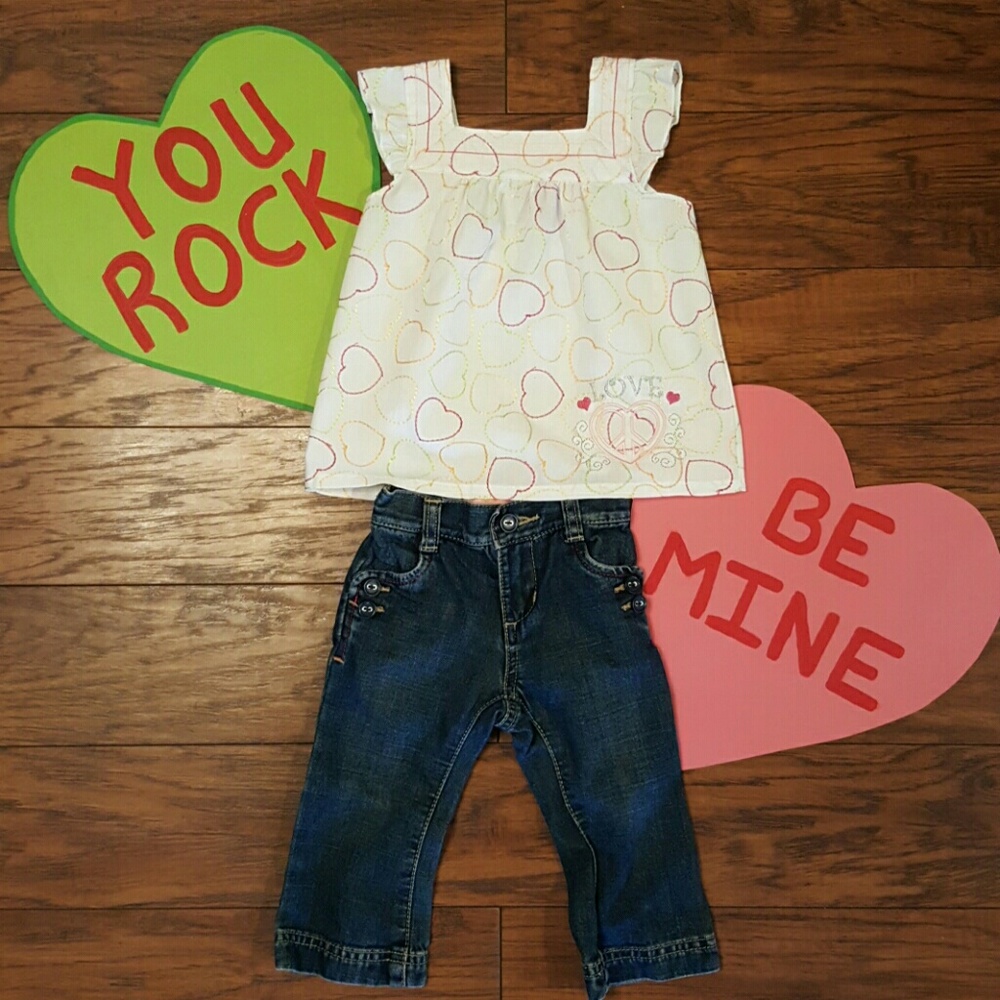 Love Hearts 12-18 Month Outfit