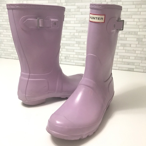 lavender hunter boots