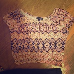 Patterned crop top