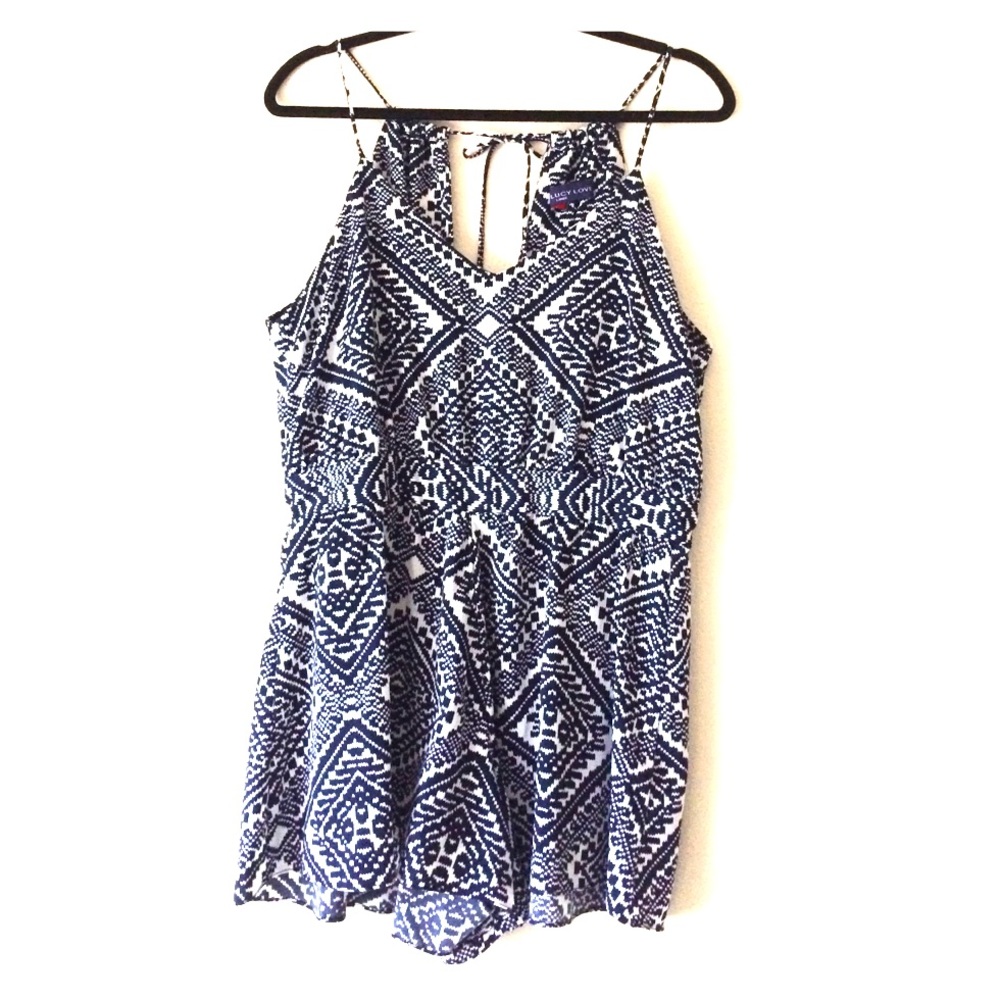 Printed romper