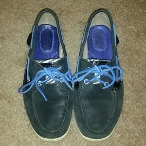 Navy & Zebra Sperrys