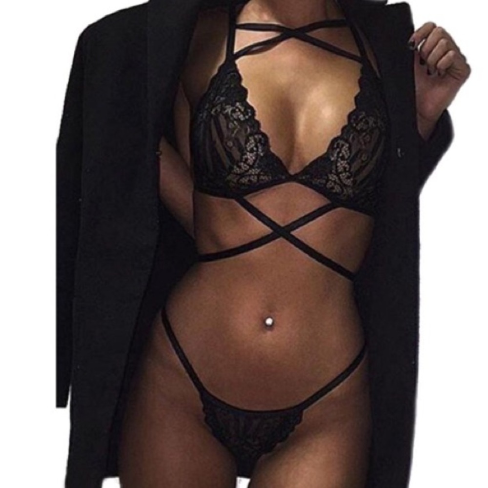 Strappy Lace Lingerie