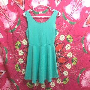 Mint bow dress