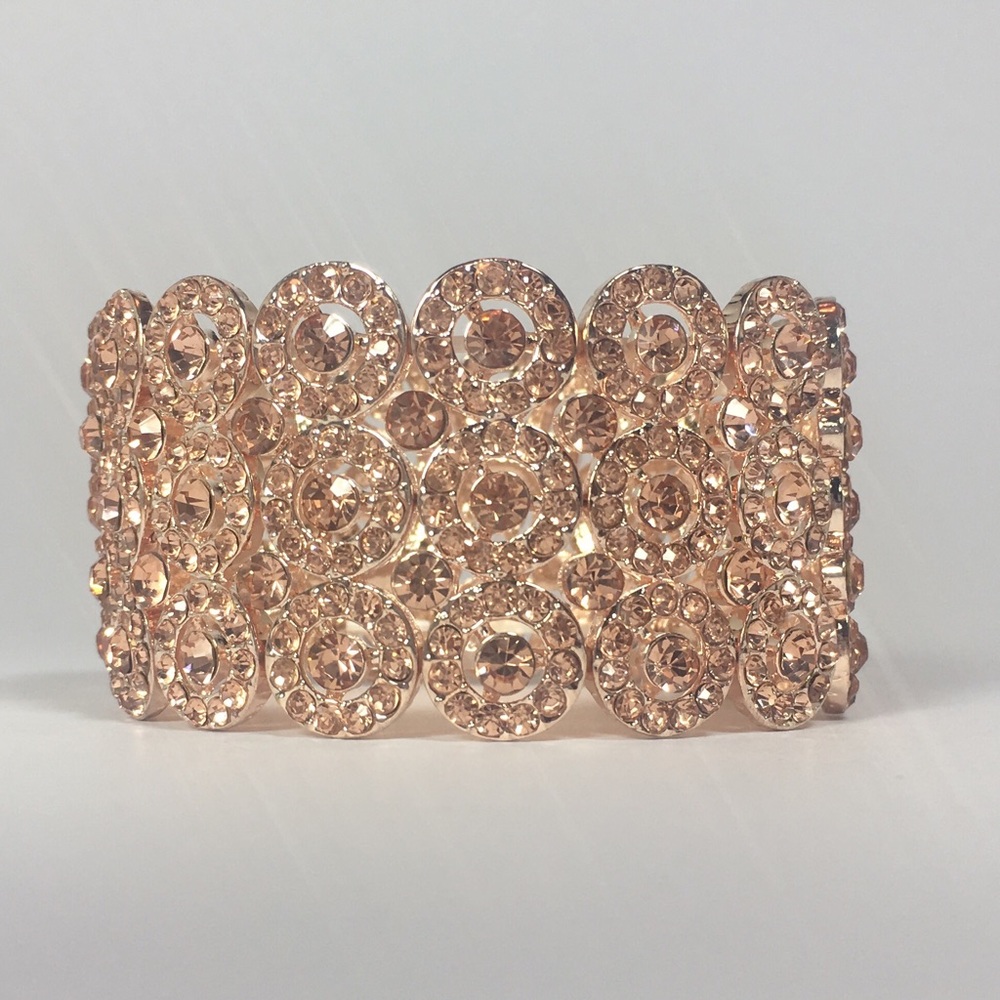 🎟Bundy Bracelet - Rose Gold & Rose Gold Crystals
