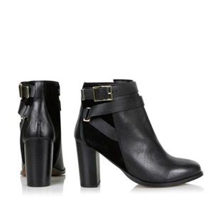 Topshop Harper Buckle Ankle Boots / Booties