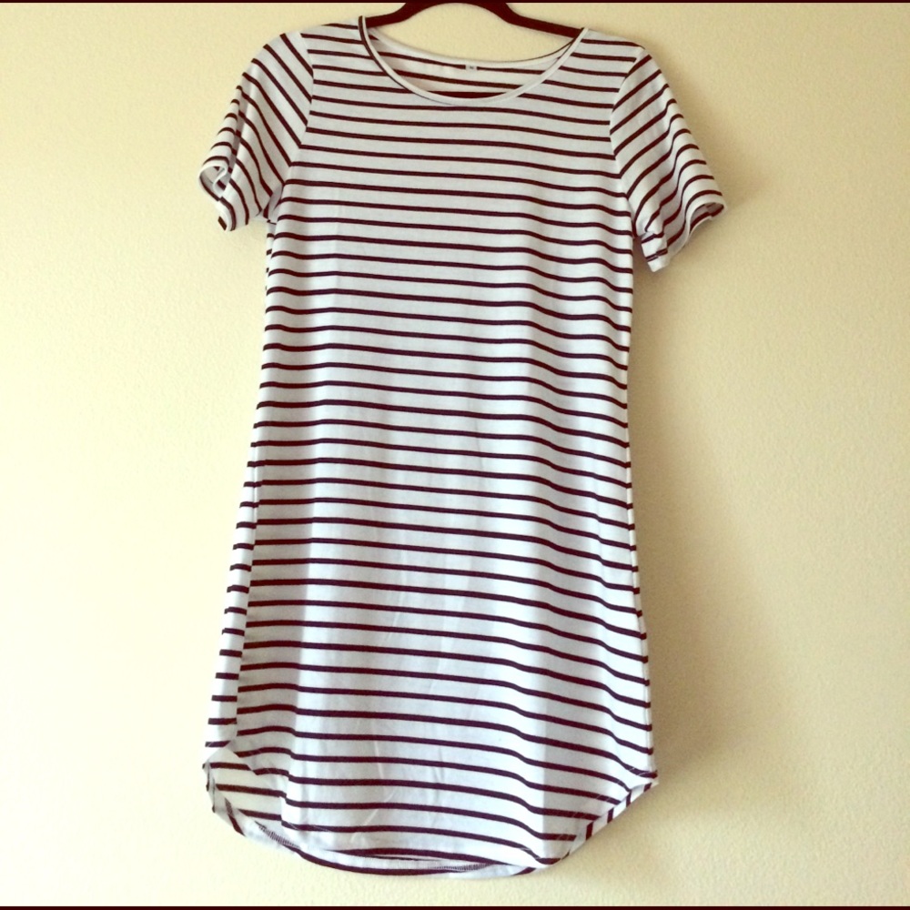 B&W striped comfy T shirt tunic