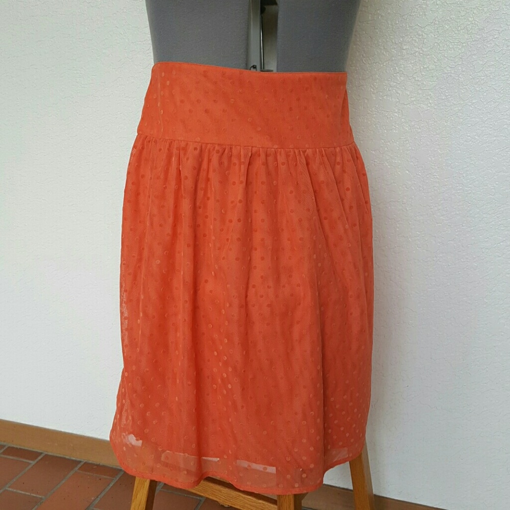 SOLD Peach/light Orange skirt