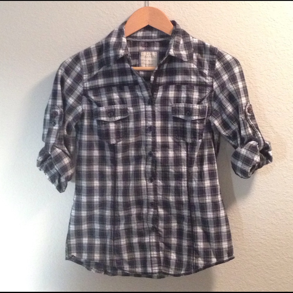 Plaid Button Down Shirt