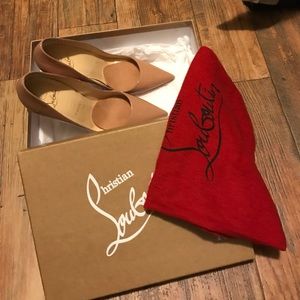 Beautiful tan red bottoms