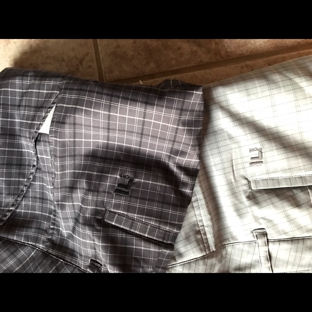 Men's NWOT shorts.  Two pair. Great for golfing