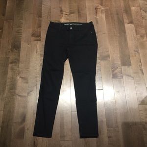 Old Navy Super Skinny Mid-Rise Black Jeans LIKENEW