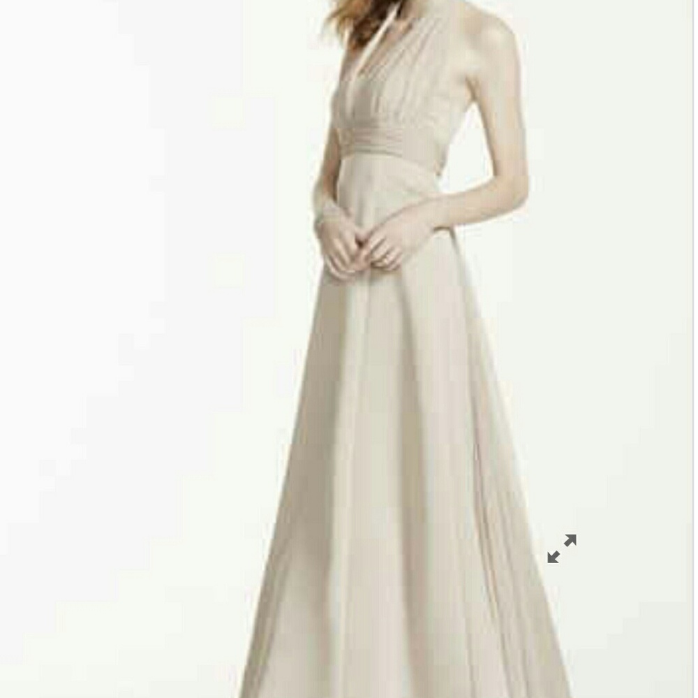 Bridesmaid silver color, worn 1x.