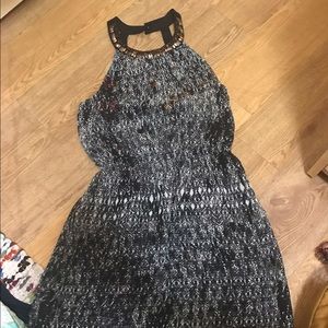 Sheer patterned dress