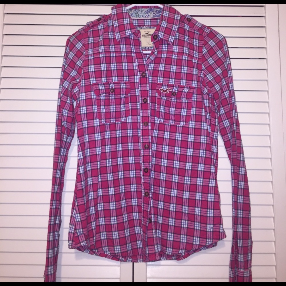 Plaid button down
