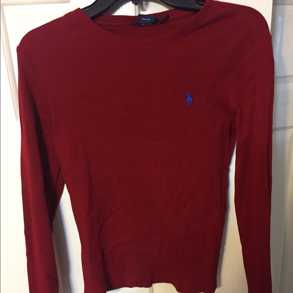 POLO Ralph Lauren - Red long sleeve tee - medium