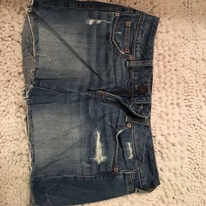 Distressed shorts