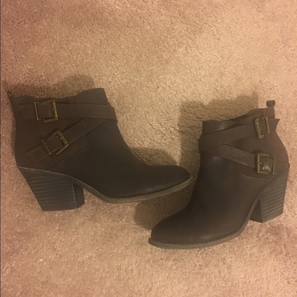 Dark Brown Bootie