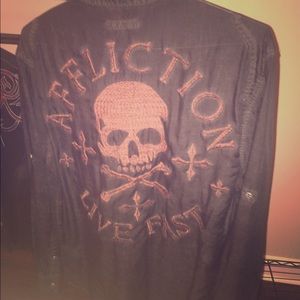 Flash sale 🚨Affliction long sleeve button up