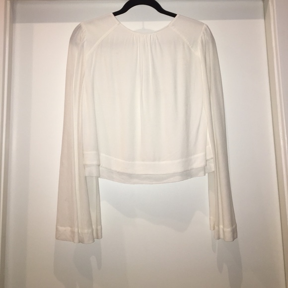 Free People Cropped Bell Sleeve Top - Picture 4 of 4