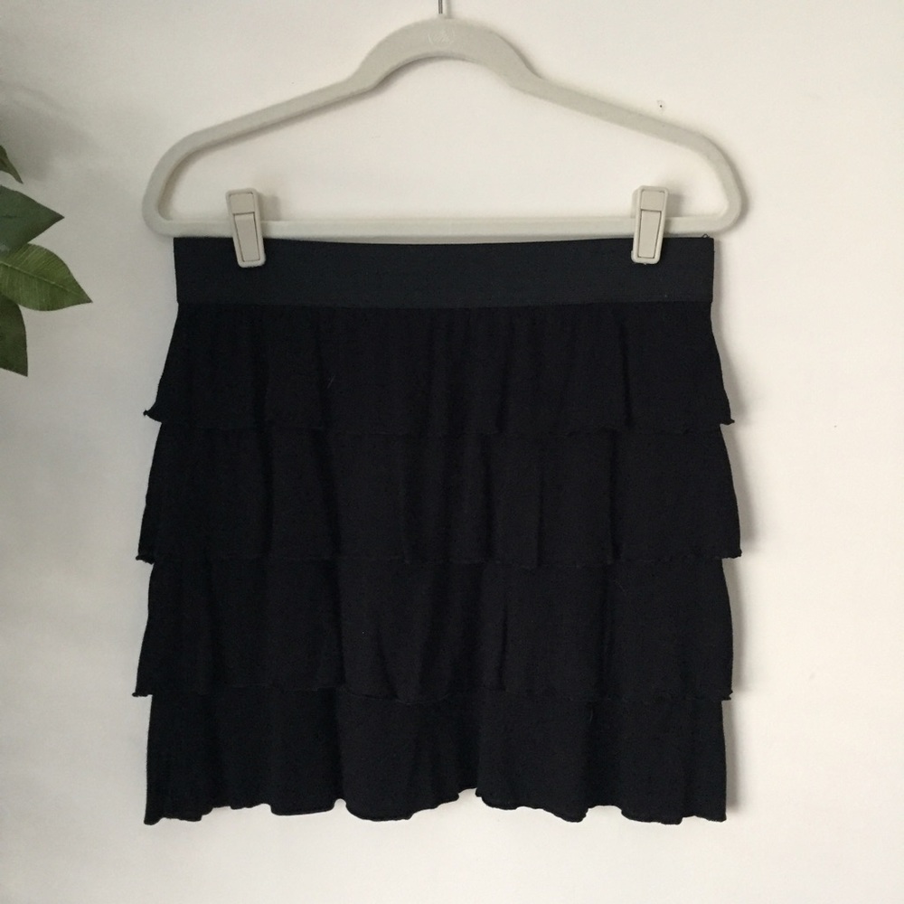 Black Layered Skirt