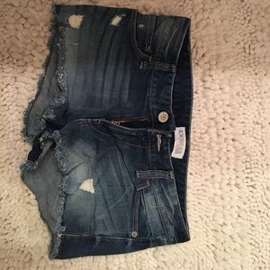 Distressed jeans