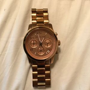 ***reduced price*** Michael kors rose gold watch