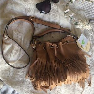 Leather Bucket Purse