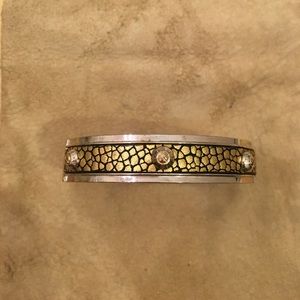 Henri Bendel Leather Detailed Bangle Henri Bendel Leather Detailed Bangle