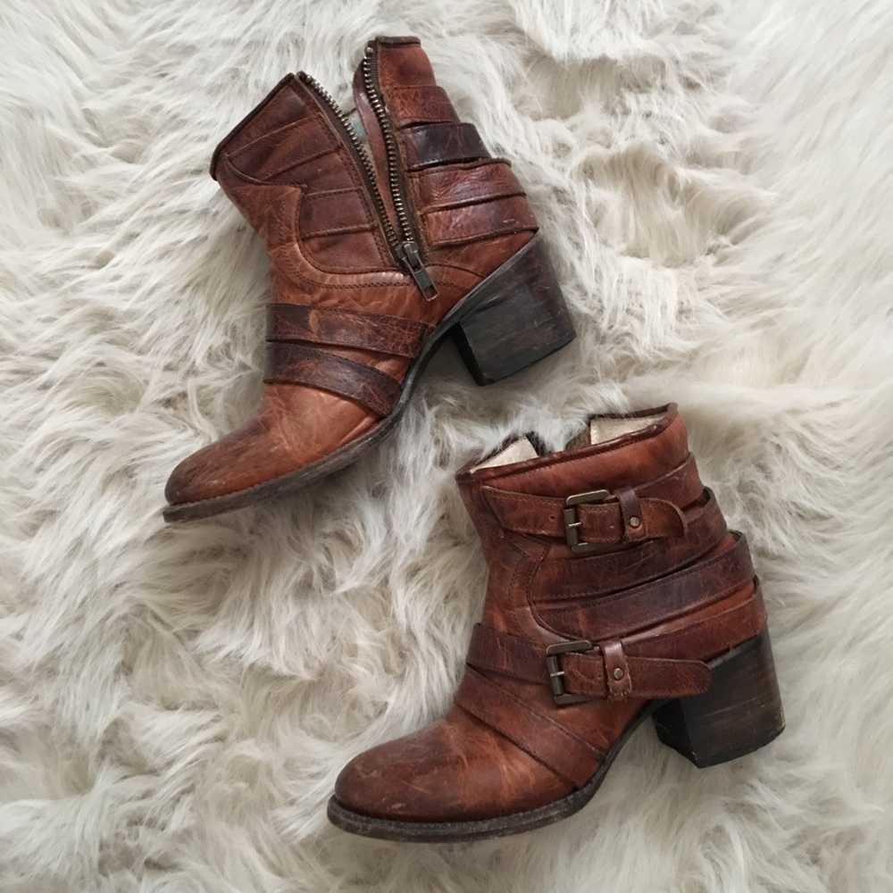 Freebird distressed booties