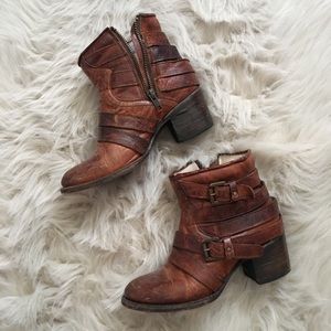 Freebird distressed booties