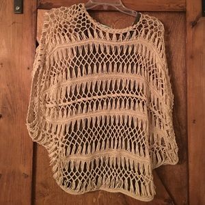 Woven poncho from Maurices