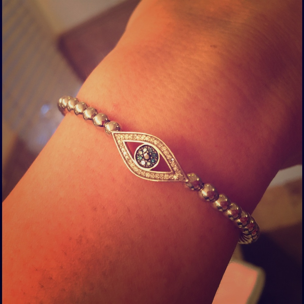 Fabulous gold,diamond and sapphire bracelet auth.