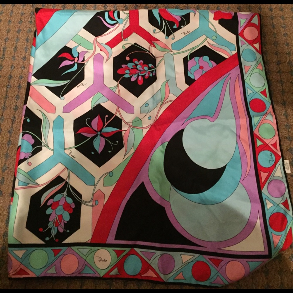 Emilio pucci silk scarf