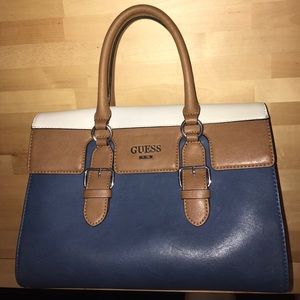 Leather guess purse