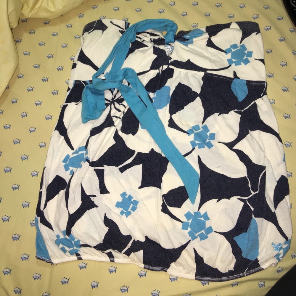 American Eagle floral Halter top