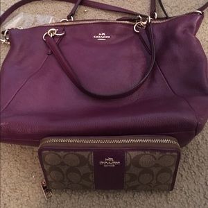 Flawless coach wallet and bag