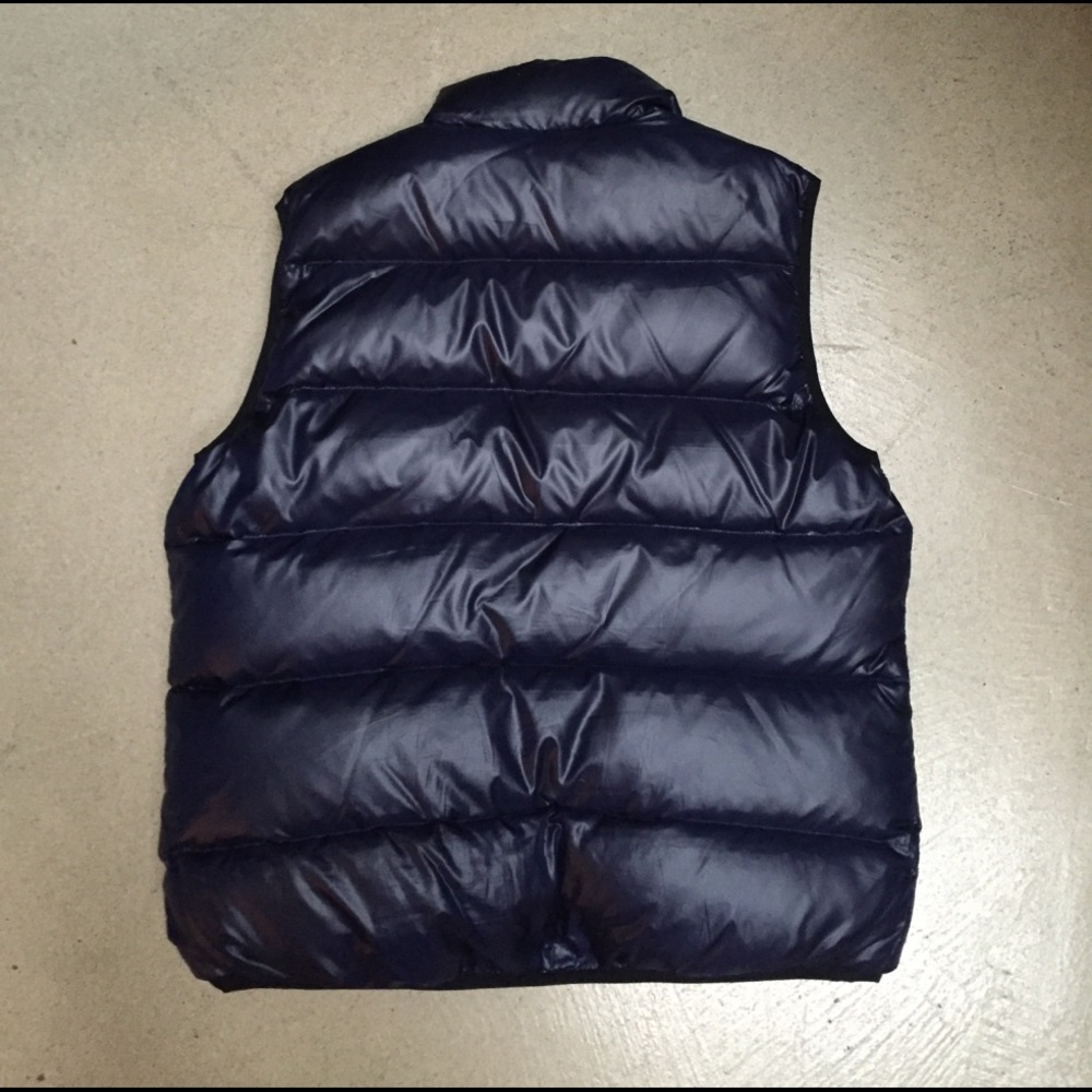 Gant Reversible Navy And White Puffy Vest View 2