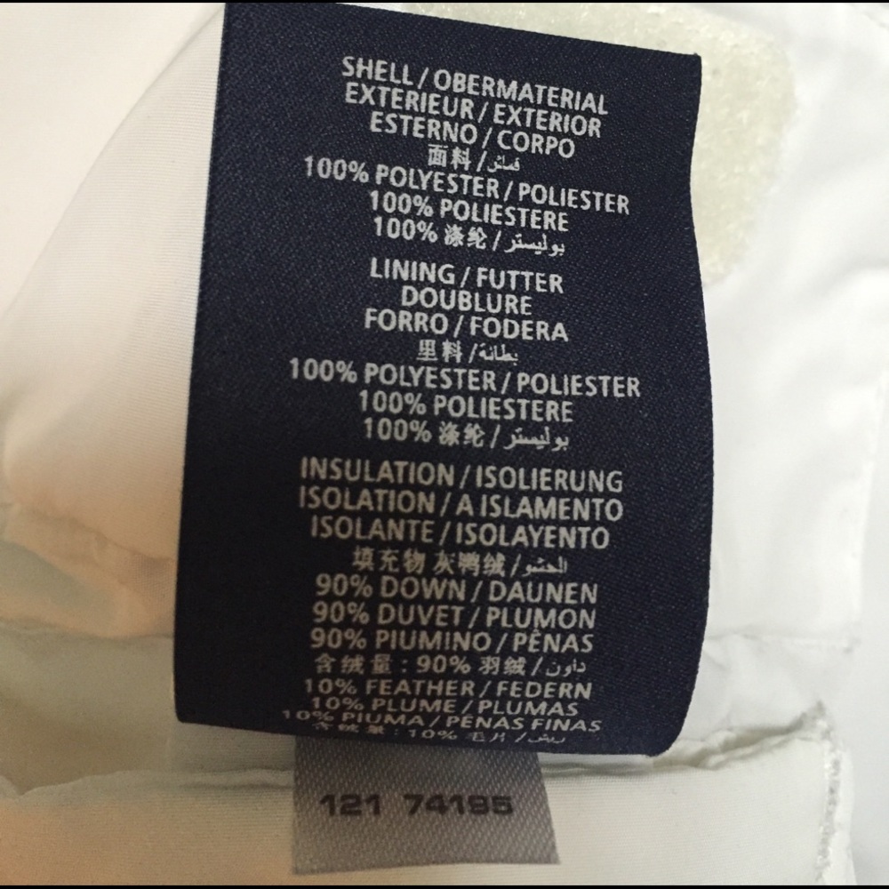 Gant Reversible Navy And White Puffy Vest View 3