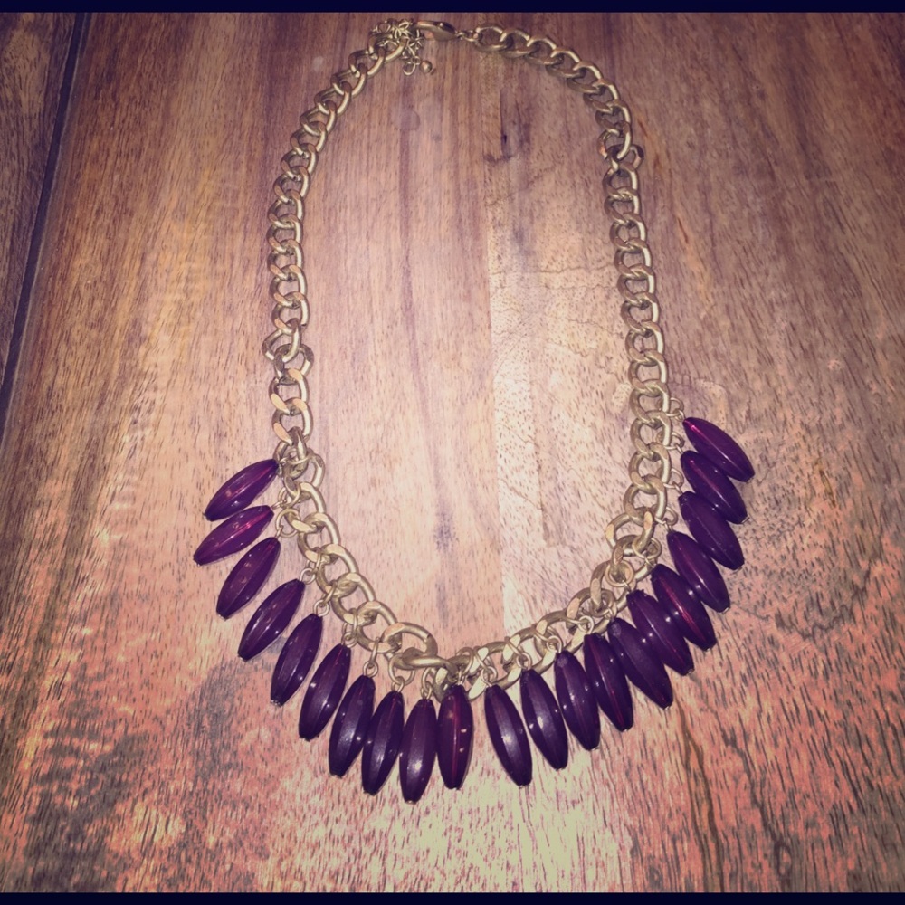 Purple necklace