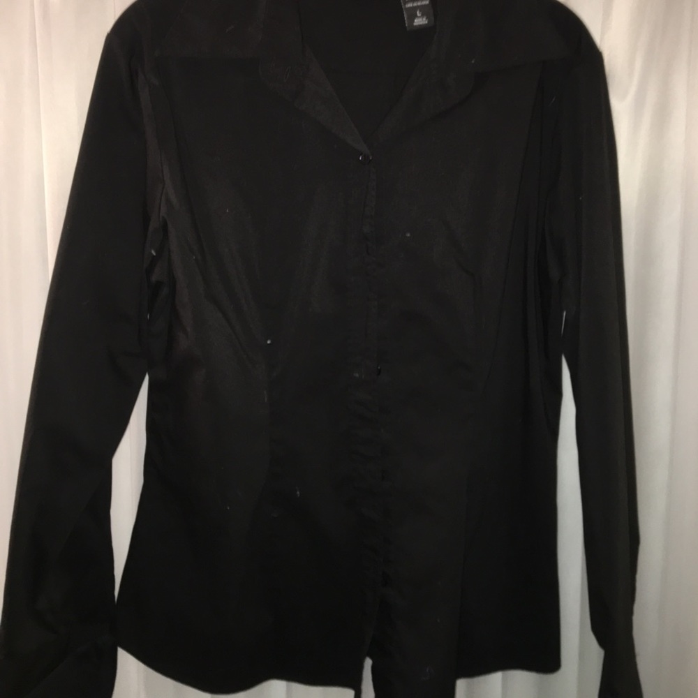 New York and Company Fitted Dress Shirt