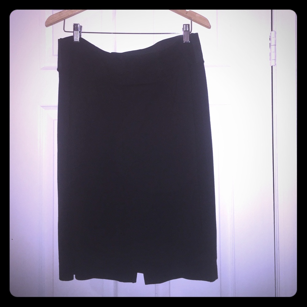 Black plus size skirt