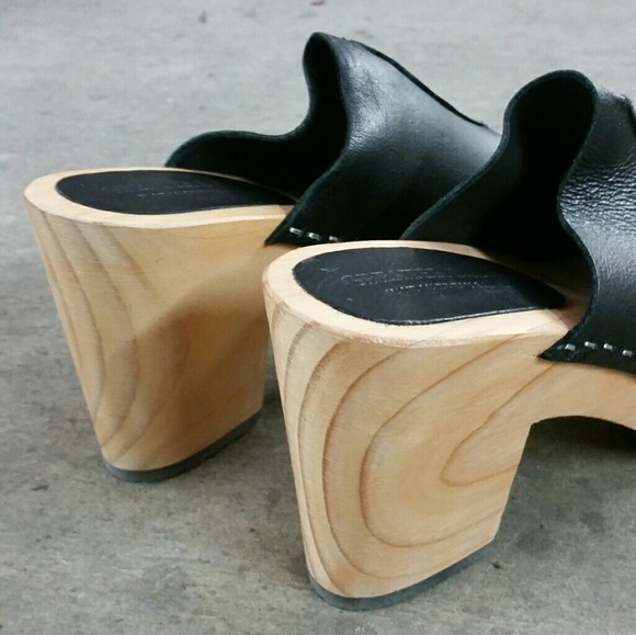 Open Toe wood bottom clog NEW! Hippie wear - Picture 4 of 4