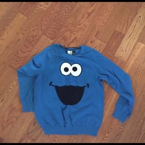 cookie monster sweater