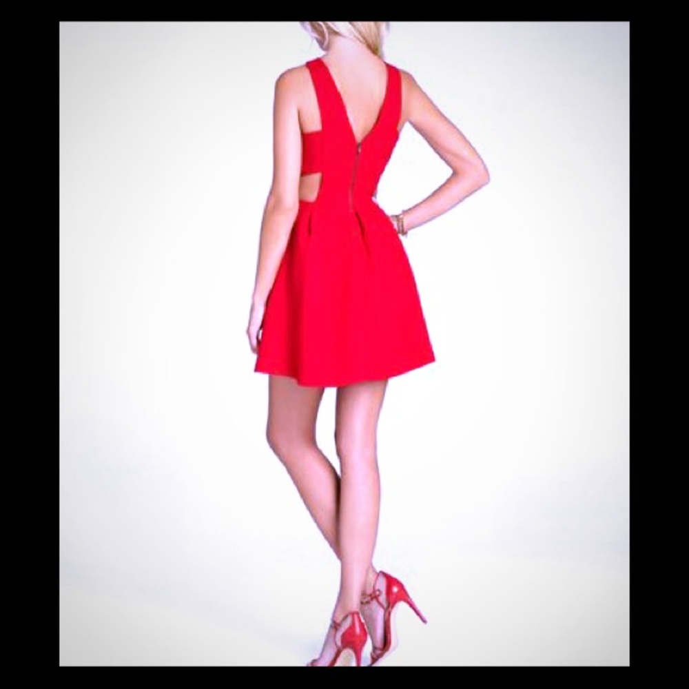 BCBG Generation RED 'Fit and Flair' dress