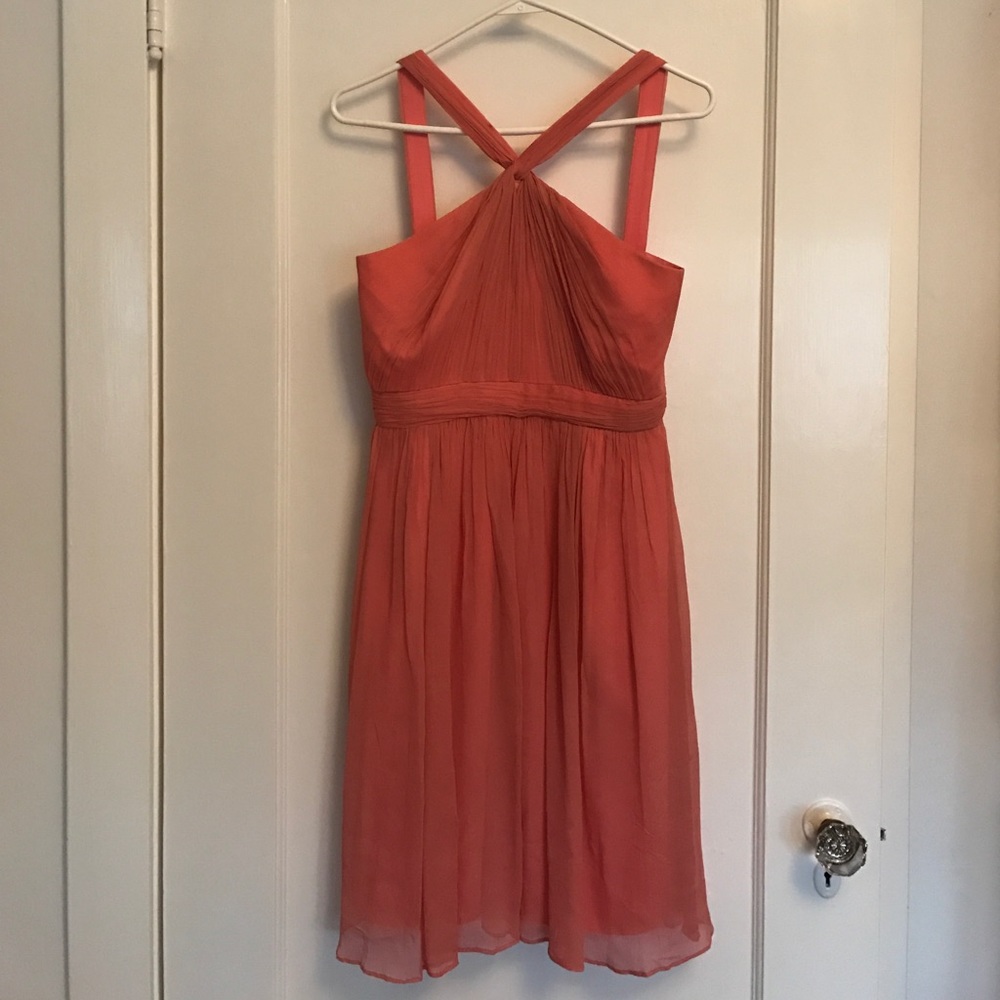 J. Crew halter bridesmaid dress