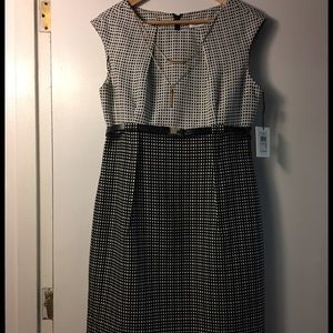 Calvin Klein black and white new dress