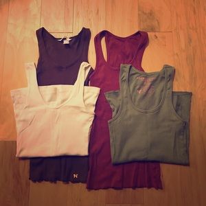 Bundle of ribbed tanks