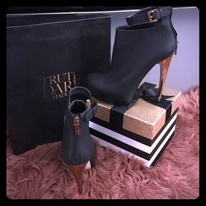 Madonna Truth or Dare Black bootie