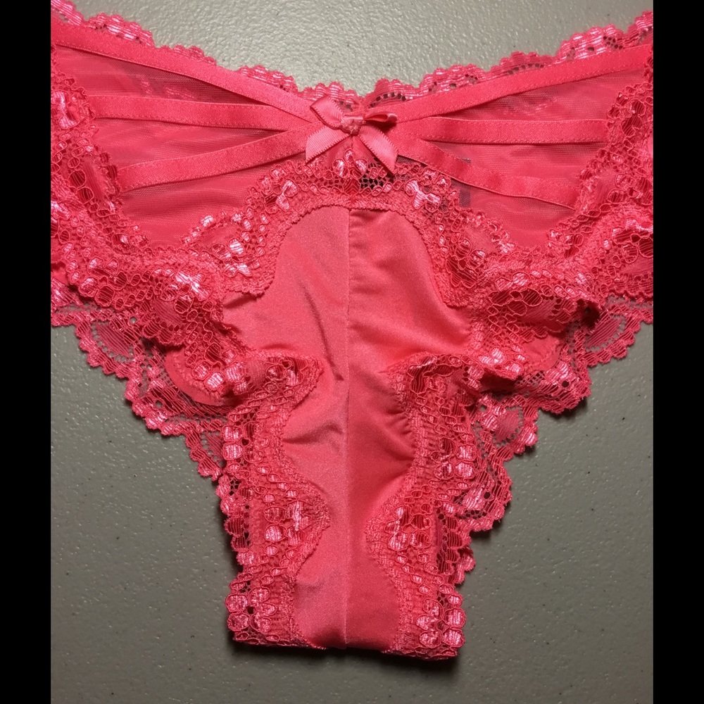 ❤Victoria's Secret Lace & Mesh Cheeky Panty❤ - Picture 2 of 4