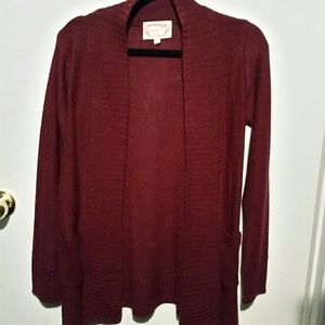Burgendy cardigan